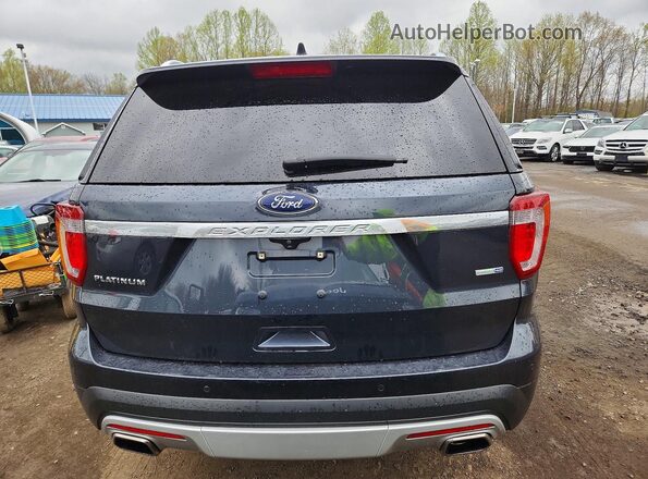 1FM5K8HT2HGA11996 2017 FORD EXPLORER Charcoal Vista trasera