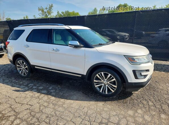 1FM5K8HT6HGA56584 2017 FORD EXPLORER White Front right