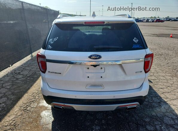 1FM5K8HT6HGA56584 2017 FORD EXPLORER White Rear view