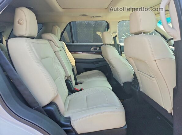 1FM5K8HT6HGA56584 2017 FORD EXPLORER White Rear interior view
