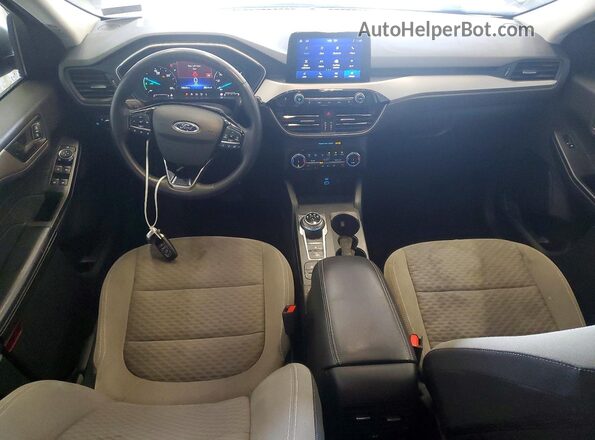 1FMCU0BZ0NUB46049 2022 FORD ESCAPE Blue Вид панелі приладів