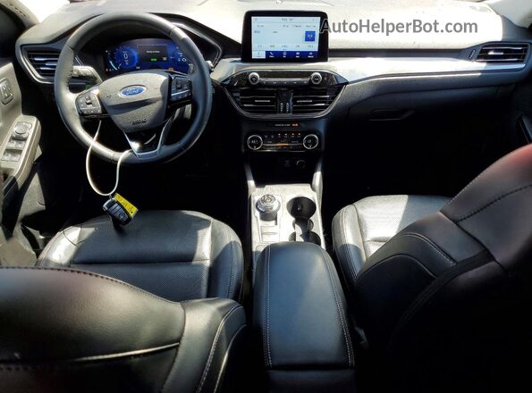 1FMCU0DZ9MUB28113 2021 FORD ESCAPE Red Вид панелі приладів