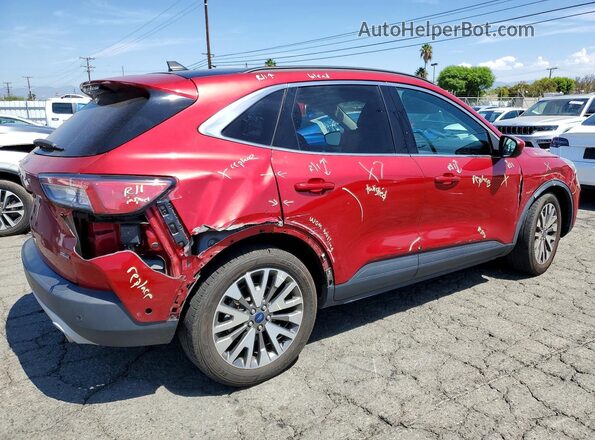 1FMCU0DZ9MUB28113 2021 FORD ESCAPE Red Задня права чверть