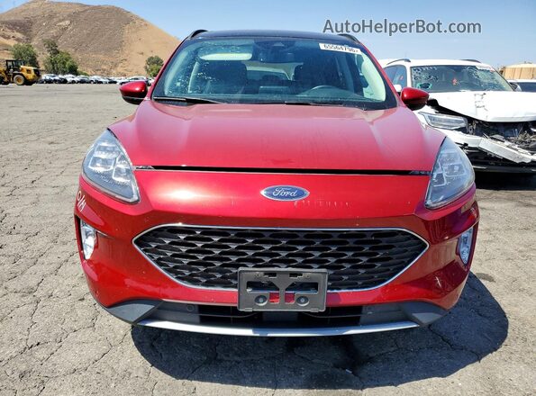 1FMCU0DZ9MUB28113 2021 FORD ESCAPE Red Вид спереду