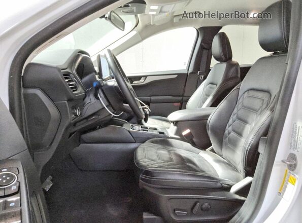 1FMCU0E11PUB06264 2023 FORD ESCAPE White Widok wnętrza z przodu