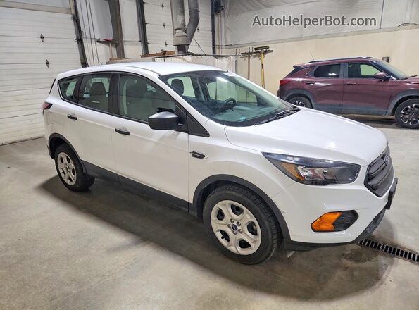 1FMCU0F70JU855966 2018 FORD ESCAPE Белый Передняя правая четверть