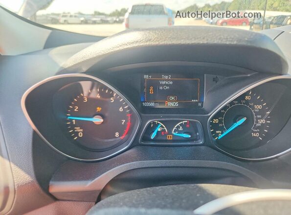 1FMCU0F72KUA80964 2019 FORD ESCAPE Black Вид щитка приладів