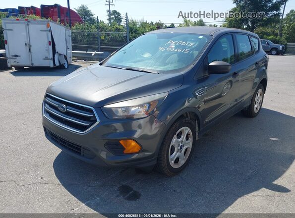 1FMCU0F73JUB95216 2018 FORD ESCAPE Gray Առջևի ձախ երեք քառորդ տեսարան