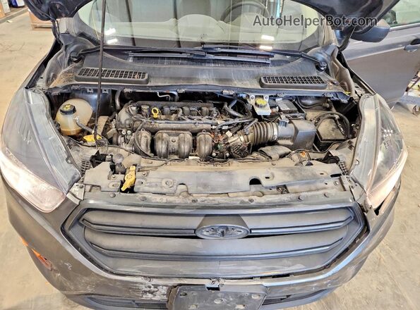 1FMCU0F75JUA28632 2018 FORD ESCAPE Серый Вид подкапотного пространства