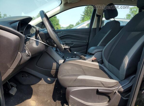 1FMCU0F76GUA49918 2016 FORD ESCAPE Black Widok wnętrza z przodu