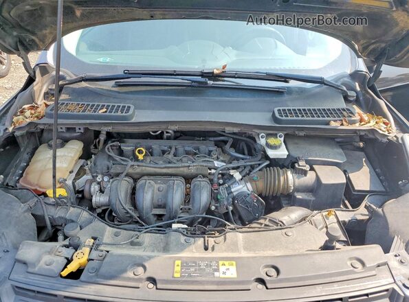 1FMCU0F76GUA49918 2016 FORD ESCAPE Black Widok wnętrza z tyłu