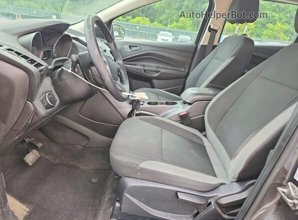 1FMCU0F77GUC05822 2016 FORD ESCAPE Charcoal Widok wnętrza z przodu