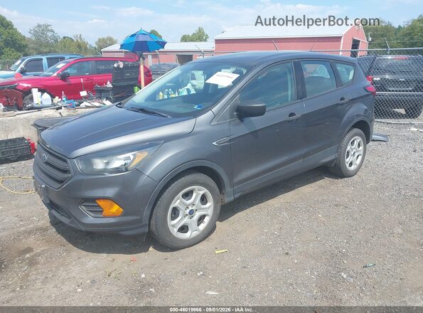 1FMCU0F77KUB75603 2019 FORD ESCAPE Gray წინა მარცხენა ხედი სამი მეოთხედიდან