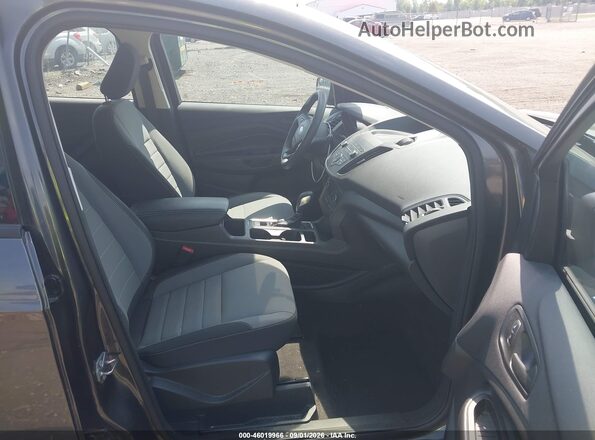 1FMCU0F77KUB75603 2019 FORD ESCAPE Gray წინა სალონის ხედი