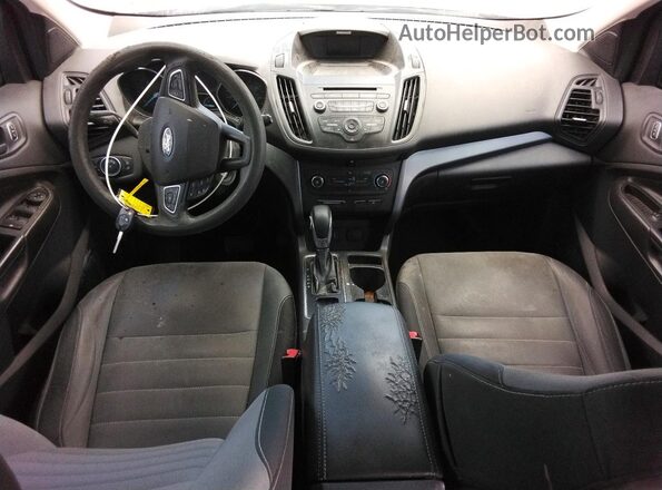 1FMCU0F78HUB89759 2017 FORD ESCAPE Черный Вид панели приборов