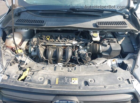 1FMCU0F79KUB66854 2019 FORD ESCAPE Silver Widok komory silnika