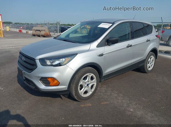 1FMCU0F79KUB66854 2019 FORD ESCAPE Silver Przód lewy
