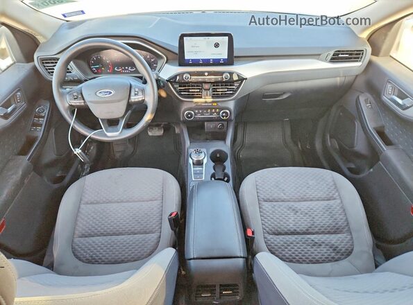 1FMCU0G64LUA32096 2020 FORD ESCAPE White Widok deski rozdzielczej