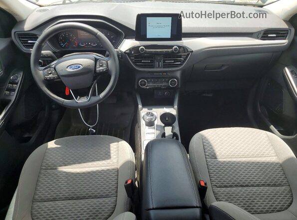 1FMCU0G69MUB00863 2021 FORD ESCAPE Black Widok deski rozdzielczej