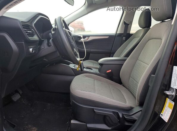 1FMCU0G69MUB32194 2021 FORD ESCAPE Black Widok wnętrza z przodu