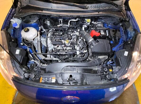1FMCU0G69NUB66430 2022 FORD ESCAPE Blue Vista del compartimento del motor