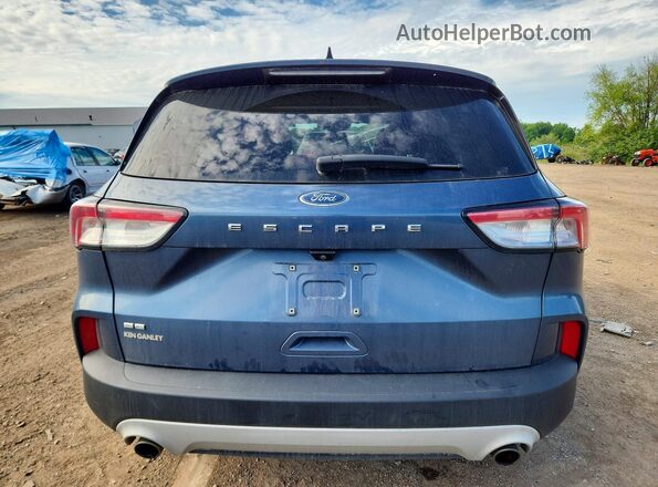 1FMCU0G6XLUC65237 2020 FORD ESCAPE Blue უკანა ხედი