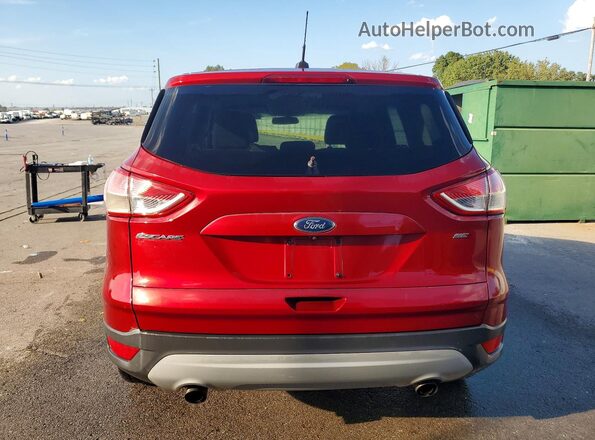 1FMCU0G76GUA23219 2016 FORD ESCAPE Red Widok wnętrza z przodu