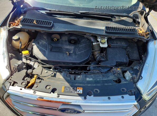 1FMCU0G99HUA75706 2017 FORD ESCAPE Black Vista del compartimento del motor