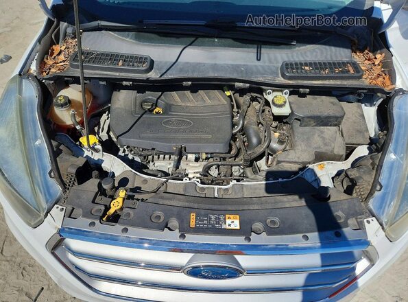 1FMCU0GD2HUE76728 2017 FORD ESCAPE White Vista del compartimento del motor