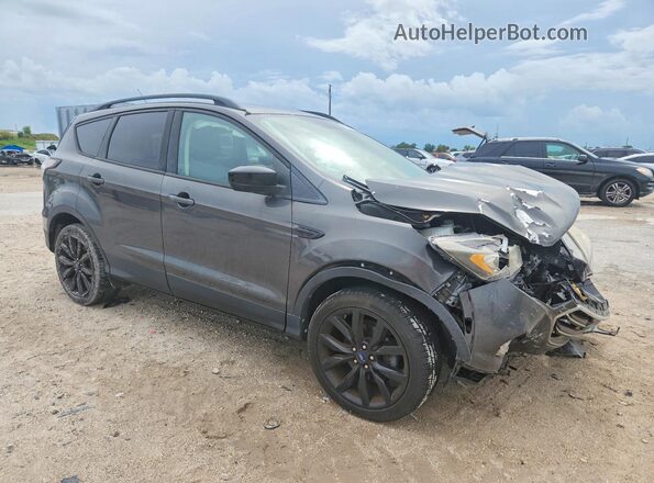 1FMCU0GD2JUB97608 2018 FORD ESCAPE Серый Передняя правая четверть