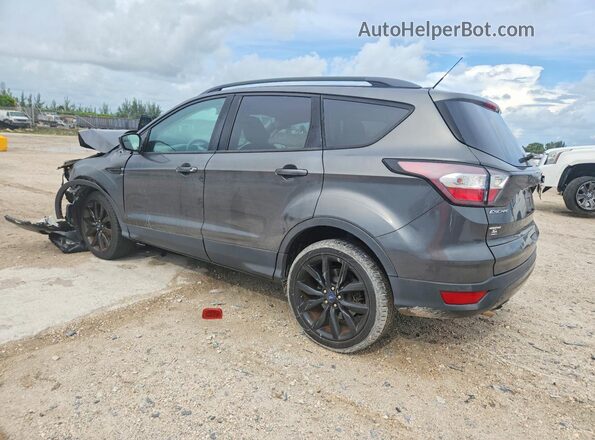 1FMCU0GD2JUB97608 2018 FORD ESCAPE Серый Задняя левая четверть