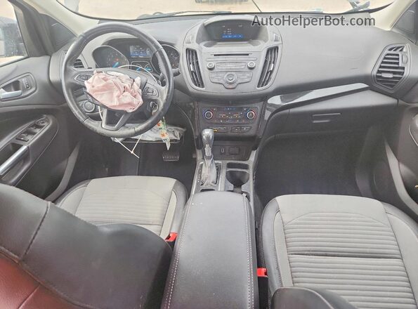 1FMCU0GD2JUB97608 2018 FORD ESCAPE Серый Вид панели приборов