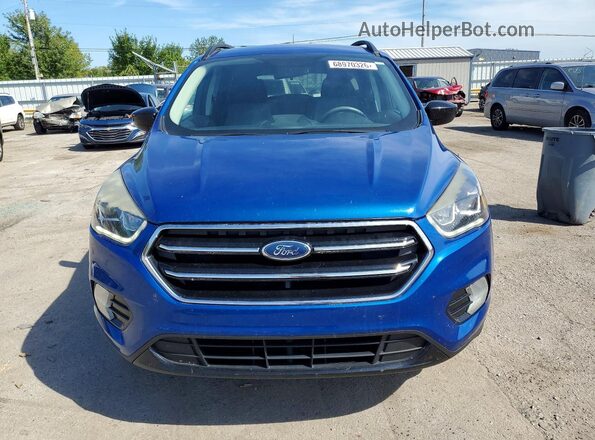 1FMCU0GD2JUD42517 2018 FORD ESCAPE Blue წინა ხედი