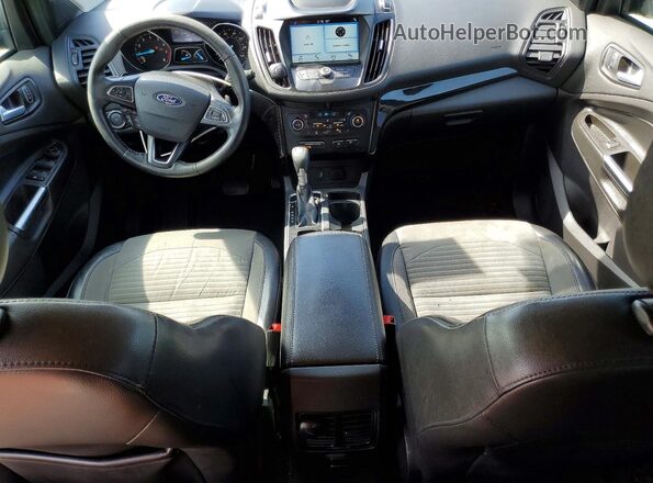 1FMCU0GD2JUD42517 2018 FORD ESCAPE Blue წინა პანელის ხედი