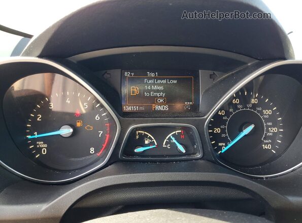 1FMCU0GD2JUD42517 2018 FORD ESCAPE Blue ხელსაწყოთა პანელის ხედი