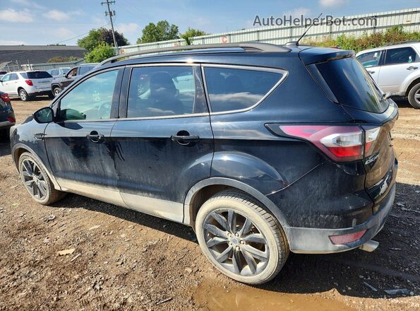 1FMCU0GD3HUC33140 2017 FORD ESCAPE Black Tył lewy