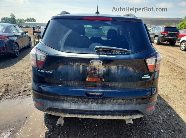 1FMCU0GD3HUC33140 2017 FORD ESCAPE Black Widok z tyłu