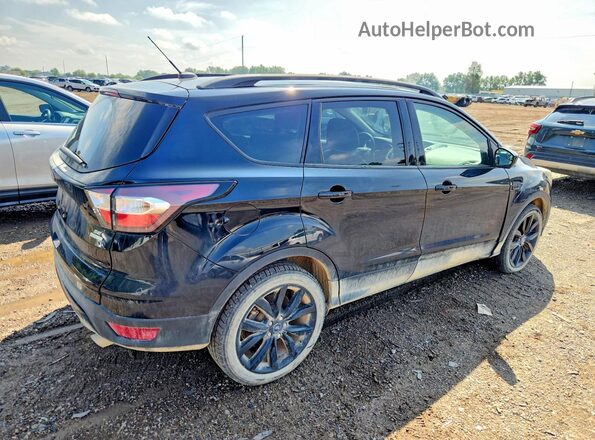 1FMCU0GD3HUC33140 2017 FORD ESCAPE Black Tył prawy