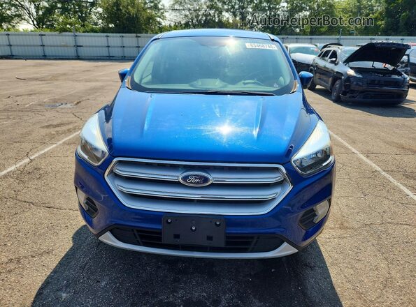 1FMCU0GD3KUB99031 2019 FORD ESCAPE Синий Вид спереди