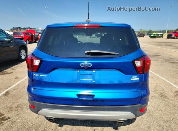 1FMCU0GD3KUB99031 2019 FORD ESCAPE Синий Вид сзади