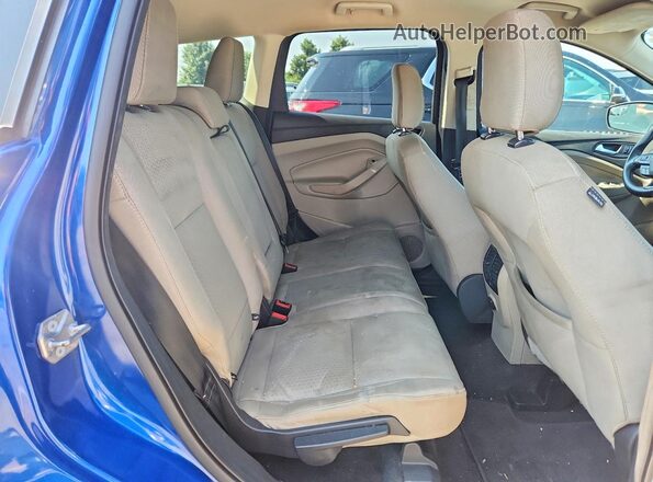 1FMCU0GD3KUB99031 2019 FORD ESCAPE Синий Вид задней части салона