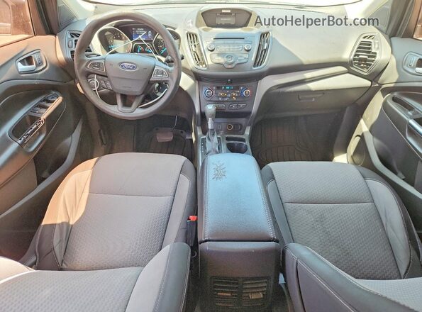 1FMCU0GD4HUC10014 2017 FORD ESCAPE Black Vista del salpicadero