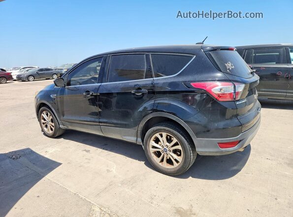 1FMCU0GD4HUC10014 2017 FORD ESCAPE Black Trasero izquierdo
