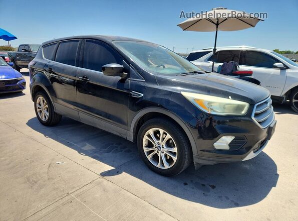 1FMCU0GD4HUC10014 2017 FORD ESCAPE Black Delantero derecho