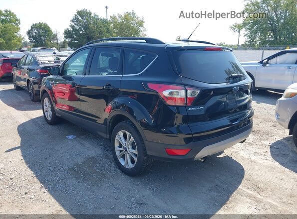 1FMCU0GD4JUD34824 2018 FORD ESCAPE Black Trasero izquierdo