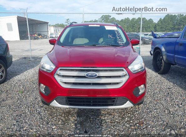 1FMCU0GD5JUB85887 2018 FORD ESCAPE Red Սարքավորումների վահանակի տեսք