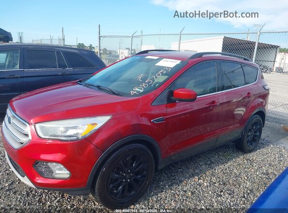 1FMCU0GD5JUB85887 2018 FORD ESCAPE Red Սալոնի 360 աստիճան տեսք