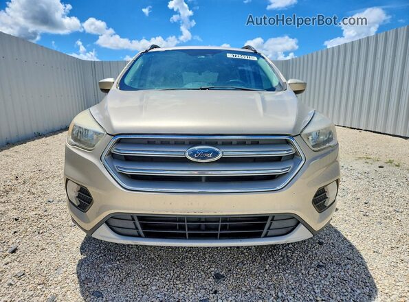 1FMCU0GD6JUB47777 2018 FORD ESCAPE Gold Widok z przodu
