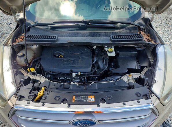 1FMCU0GD6JUB47777 2018 FORD ESCAPE Gold Widok komory silnika