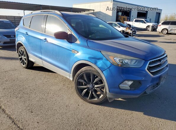 1FMCU0GD7HUC24649 2017 FORD ESCAPE Синий Передняя правая четверть